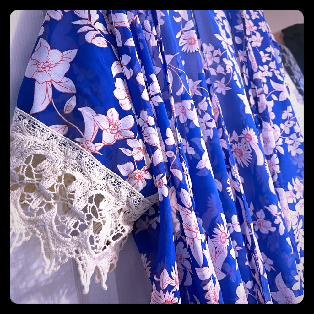 Floral coverup